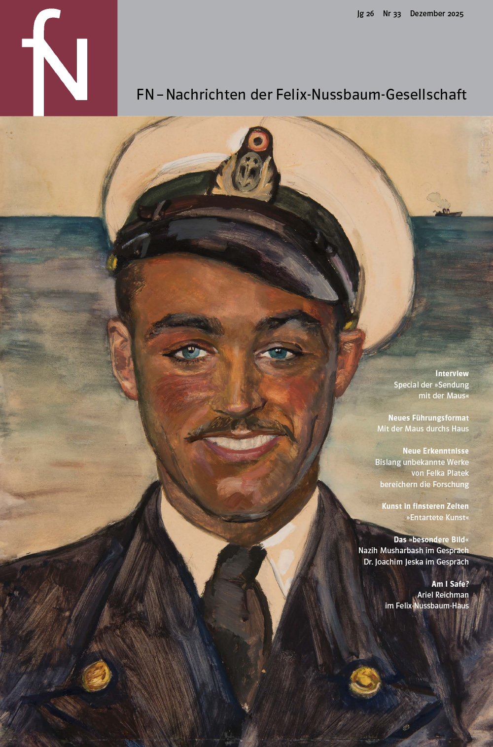 FN – Nachrichten der Felix-Nussbaum-Gesellschaft - Jg 26 fN-Nachrichten Jg21 Nr29 Dezember 2021